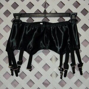 Shame Satin Garter Belt Size S